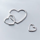 Brincos Argola Coração